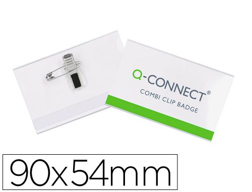 Identificador q-connect com mola kf-01567 54x90 mm , Q-connect , 20633 , 5705831015678